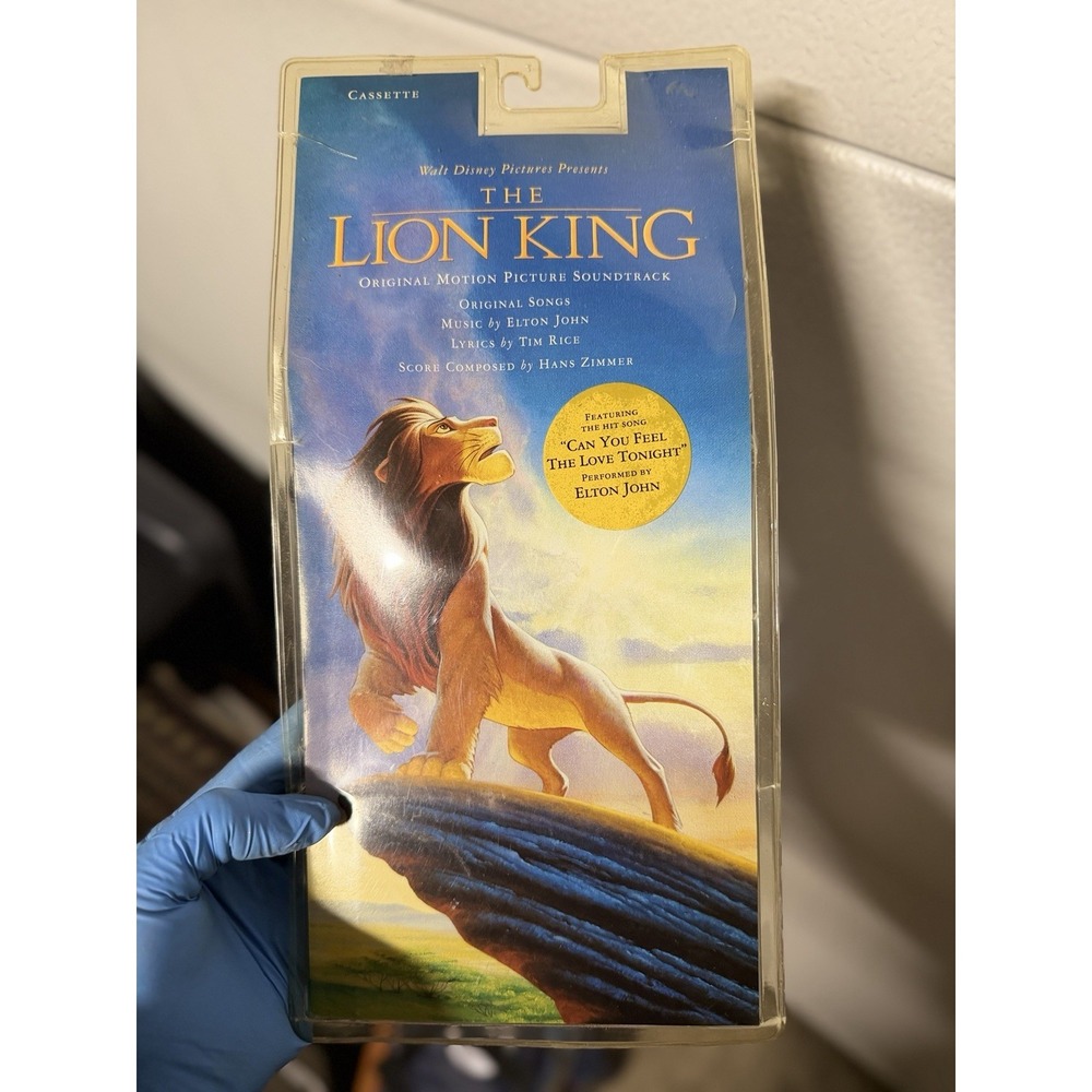 Lion King Sealed NEW Long Box Cassette Tape Elton John Disney